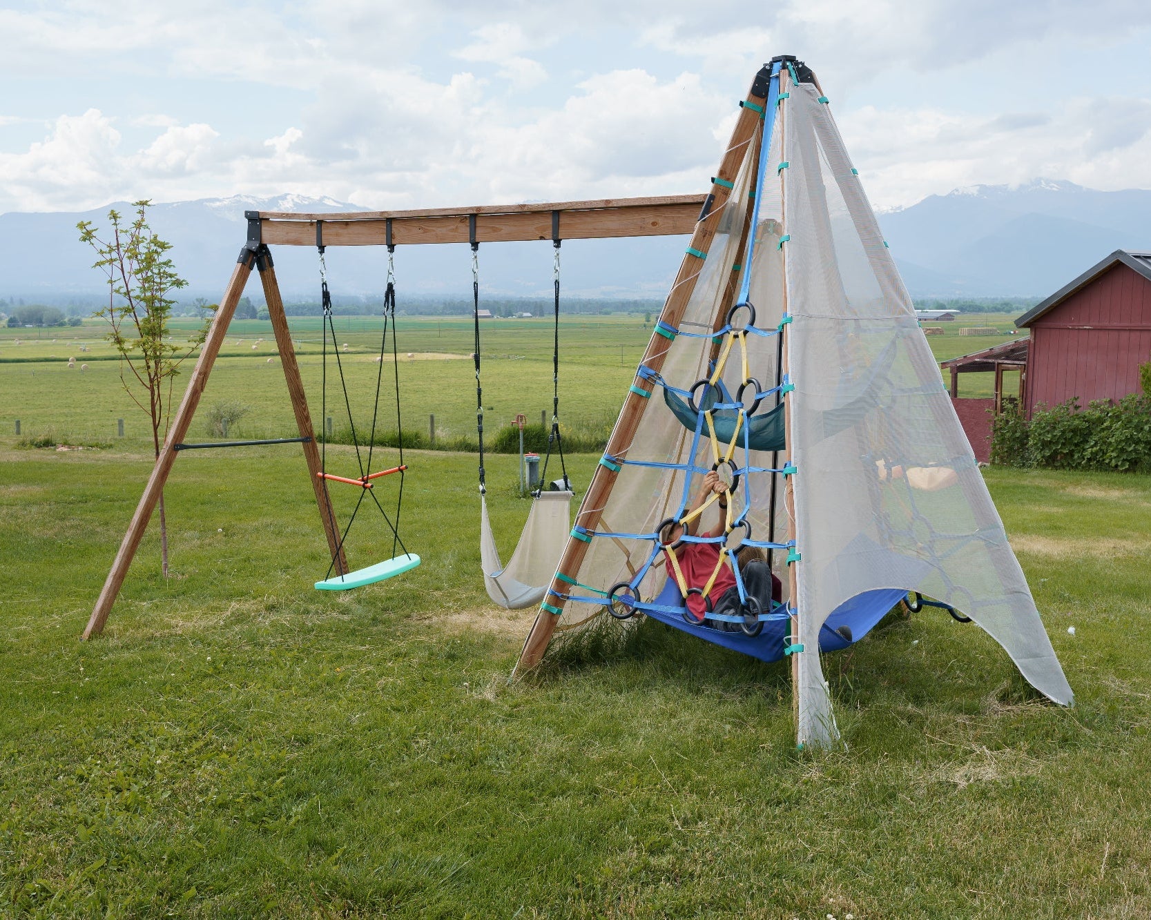 Monkey Business Swing Set
