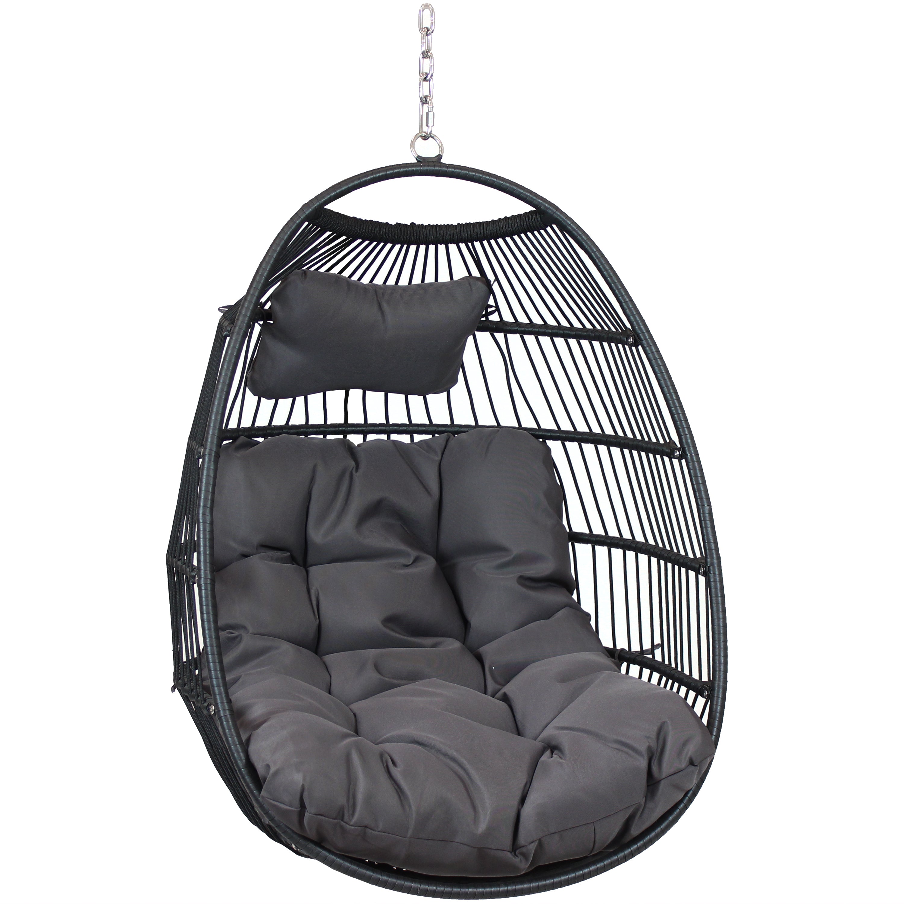 Hanging Egg Chair with Cushions