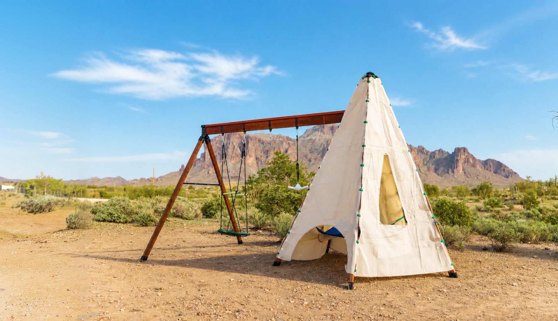 Bijou Build play structure outdoors
